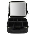 Bolsa de Maquillaje Portátil con Espejo y Luz LED