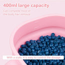 Calentador Eléctrico de Cera Caliente para Depilación – 13.5 fl oz, Forro de Silicona, 100W 💆‍♀️✨