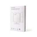 Espejo de Maquillaje Tríptico Recargable con Aumento y Luz LED